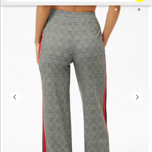 ✨NEW✨ Forever 21 wide-leg plaid pants - Picture 4 of 8